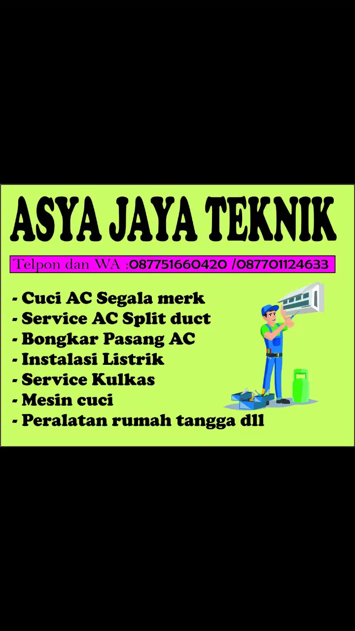Service AC dan kulkas