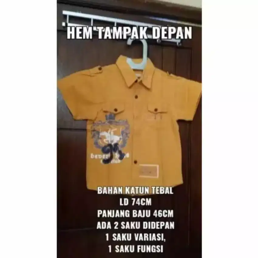 Preloved baju atasan anak koko kaos hem serba 10rb