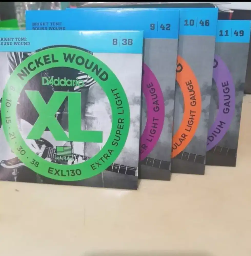 Senar gitar listrik elektrik d'addario