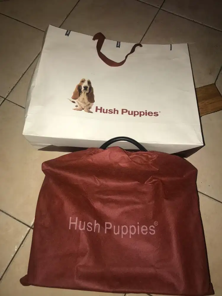 Hush puppies paper discount bag