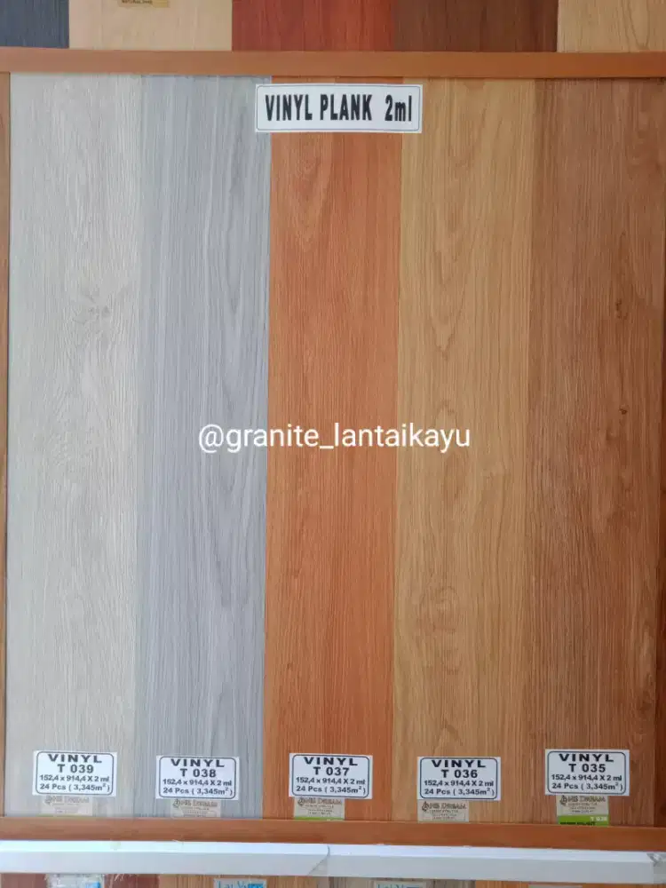 Lantai Vinyl 2mm promo bahan+terpasang