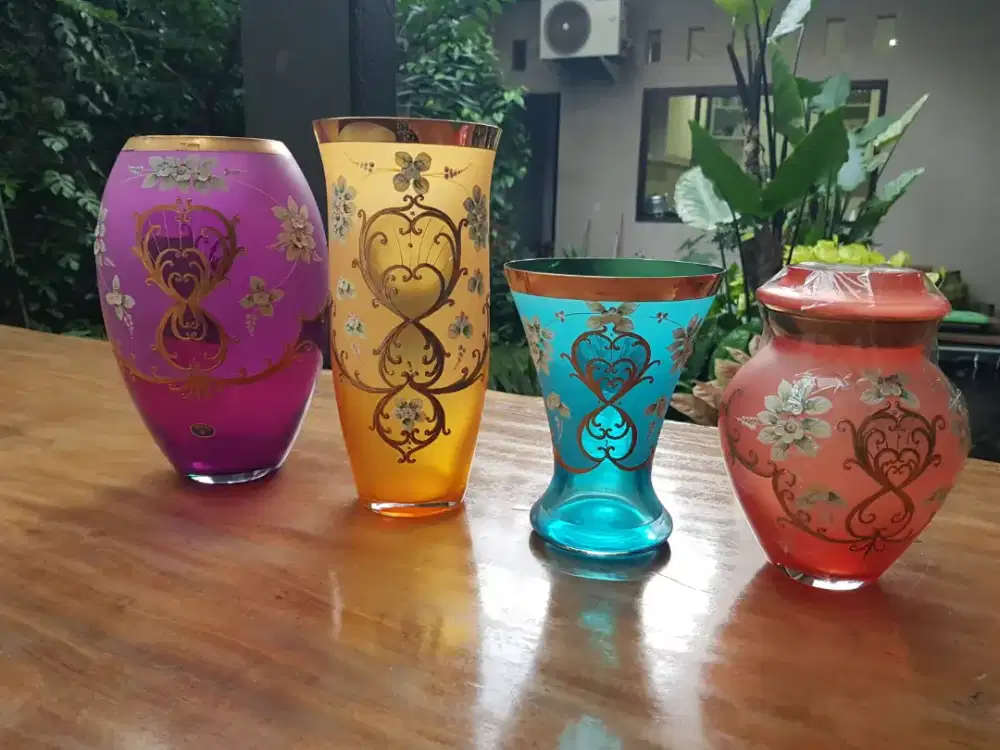 Vas Antik Bohemia Ceko Original