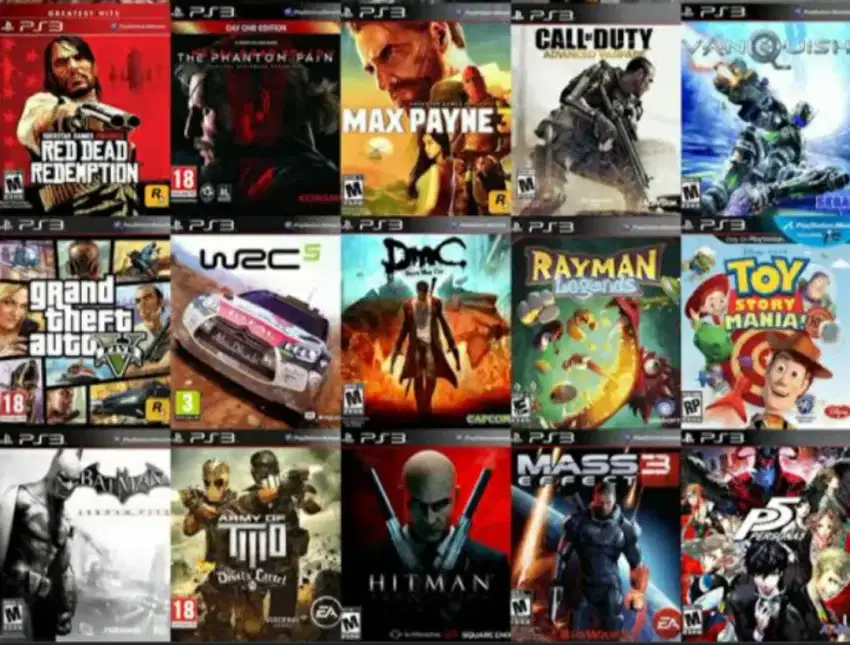 Terima isi game ps3