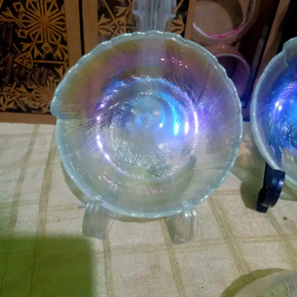 Mangkuk duralex kristal Shell vintage