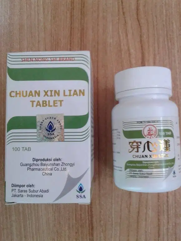 Chuan Xin Lian Obat Herbal Panas Dalam Radang Infeksi Anak Dewasa Aman
