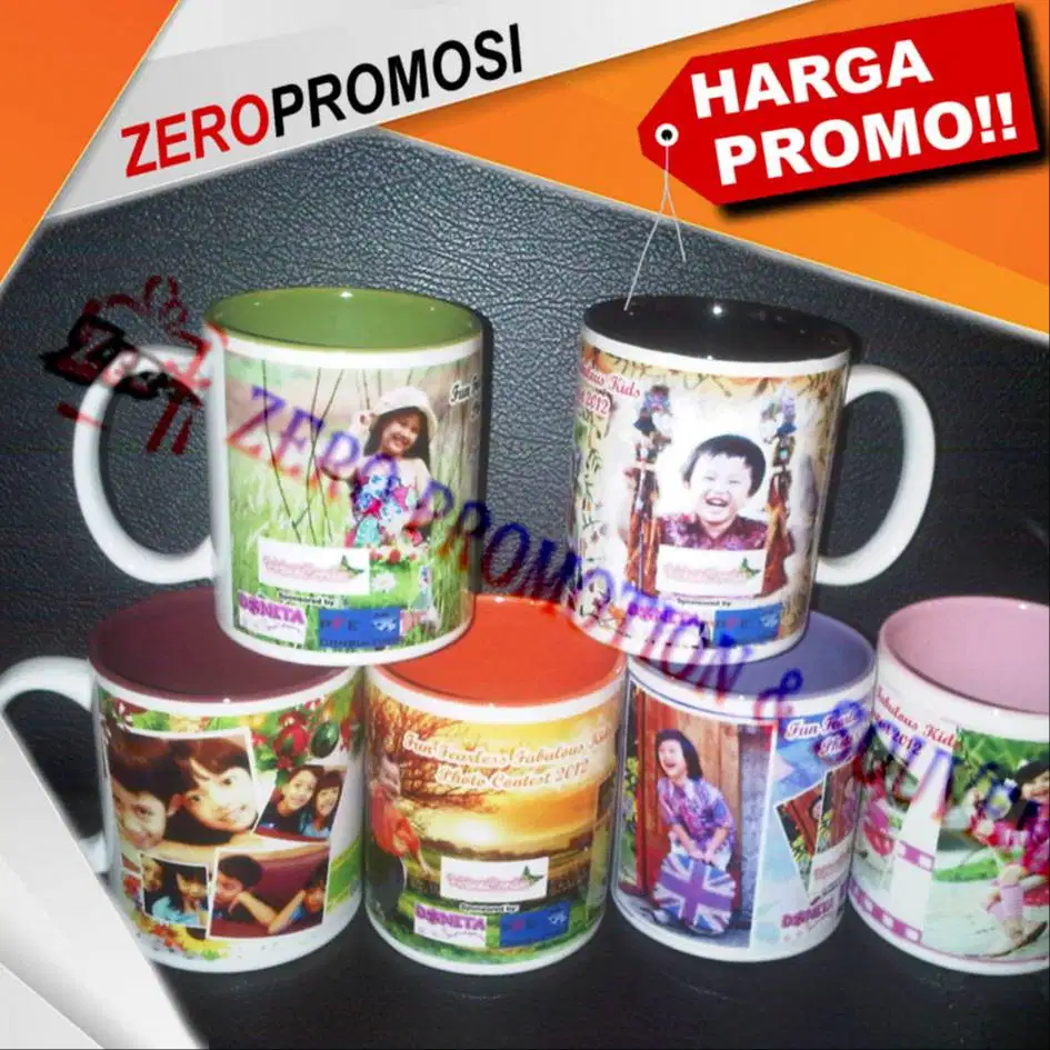 Souvenir AQIQAH mug warna dalam