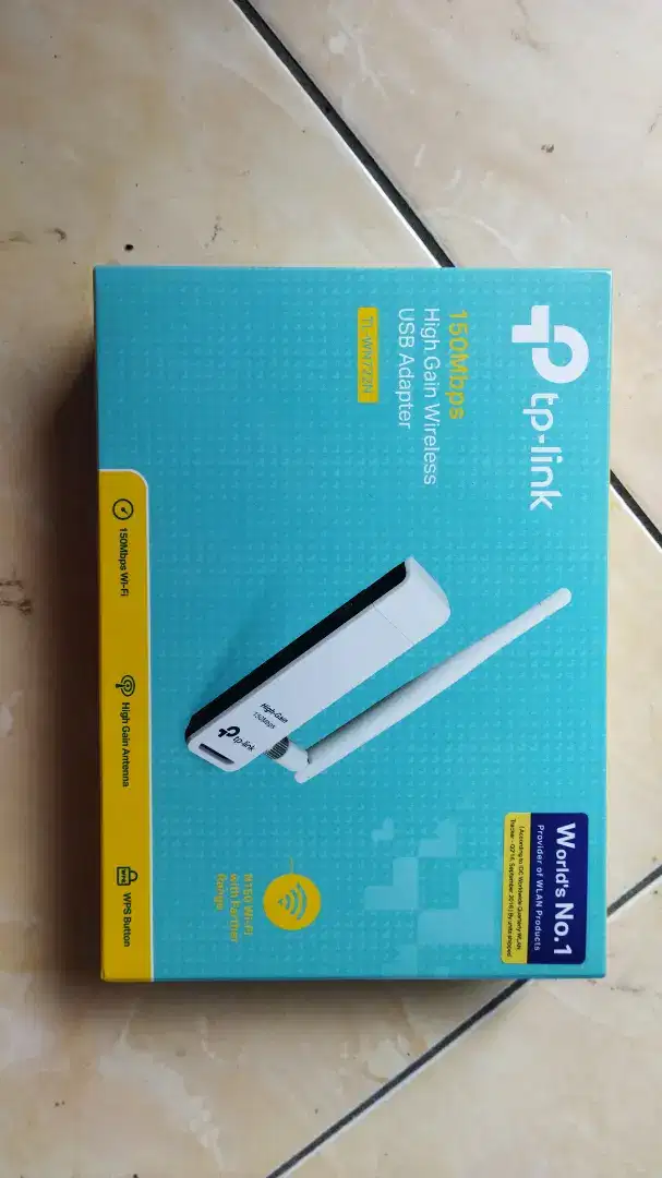 USB Adapter Wifi TP Link (fullset, baru)