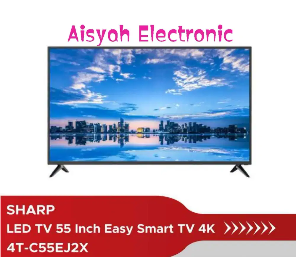 PROMO SMART TV SHARP 55 INCH UHD 4K GARANSI 5 TAHUN