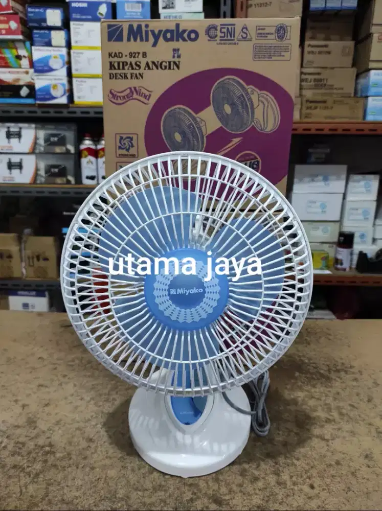 KIPAS ANGIN KECIL MIYAKO 9 INCH KAD-927B (BARU DAN BERGARANSI)