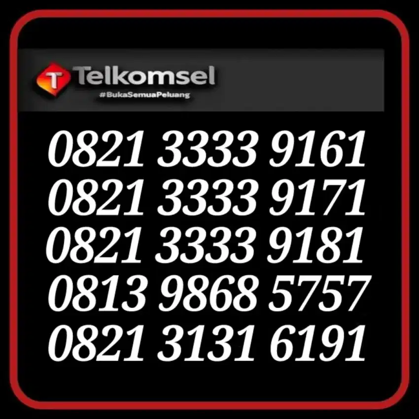 Nomer Nomor Cantik Keren Rapi Telkomsel Simpati Kwartet 3333