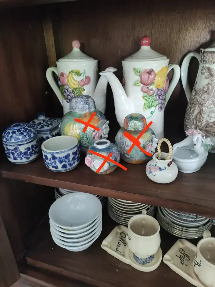 Set Teko Antik Baru Import Vintage