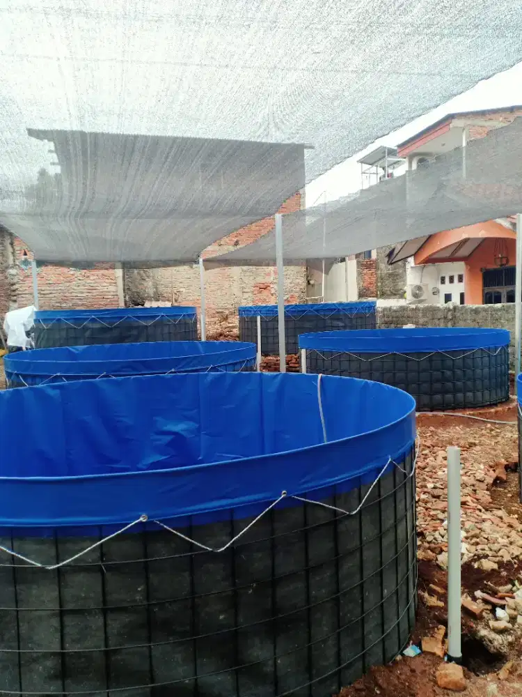 Terpal Orchid Kolam Bundar Bioflok Terbaik