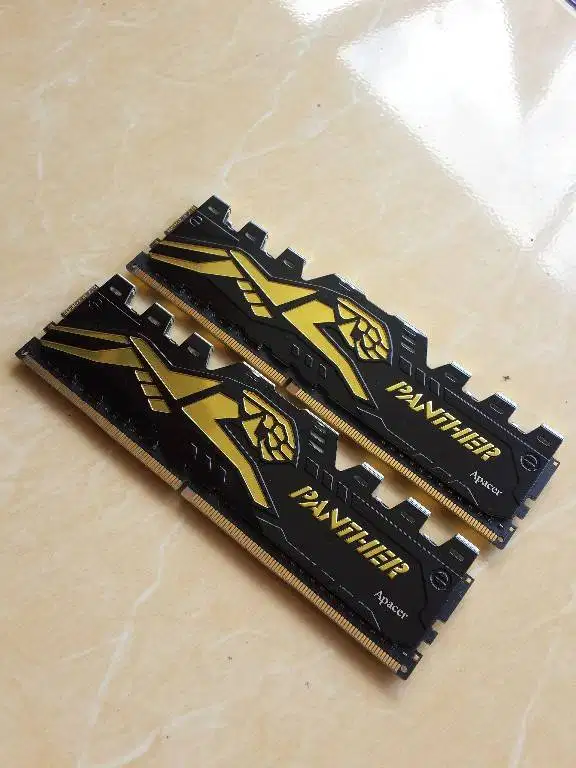 Ram DDR4 2x4gb 8gb KIT Apacer Panther Black 2666Mhz