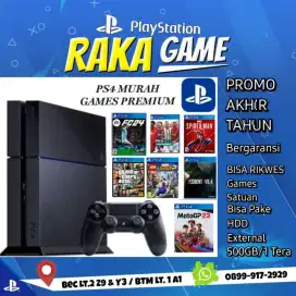 PS 4 Fat 500gb/1tb Free Rikwes Games Satuan (Bergaransi)