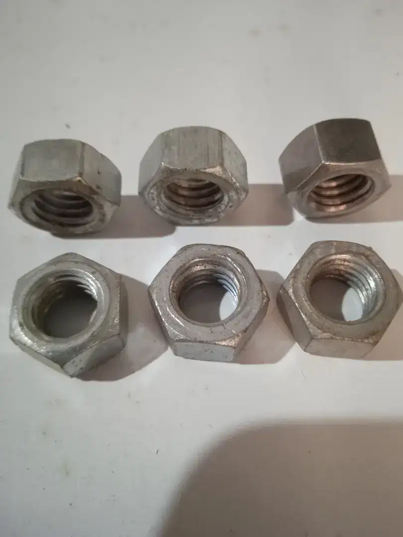 Hex Nut Mur Baut segi 6 Galvanis M9