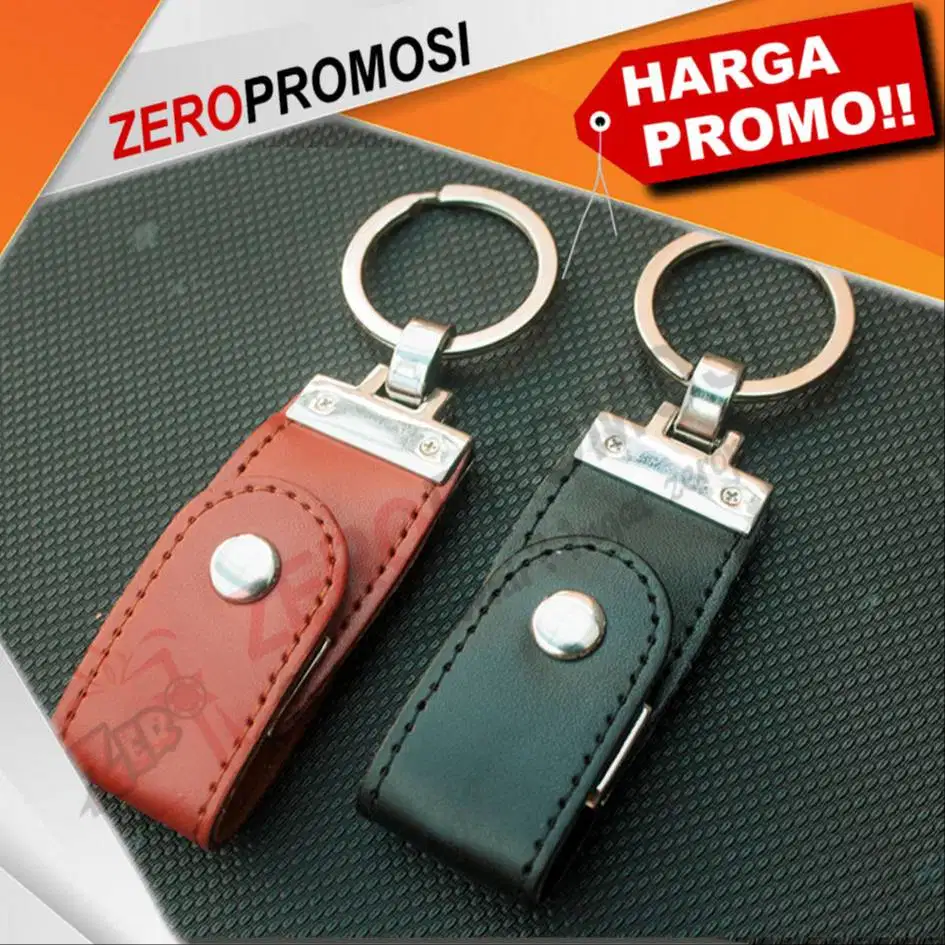 Barang Promosi USB Kulit Gantungan Kunci FDLT27