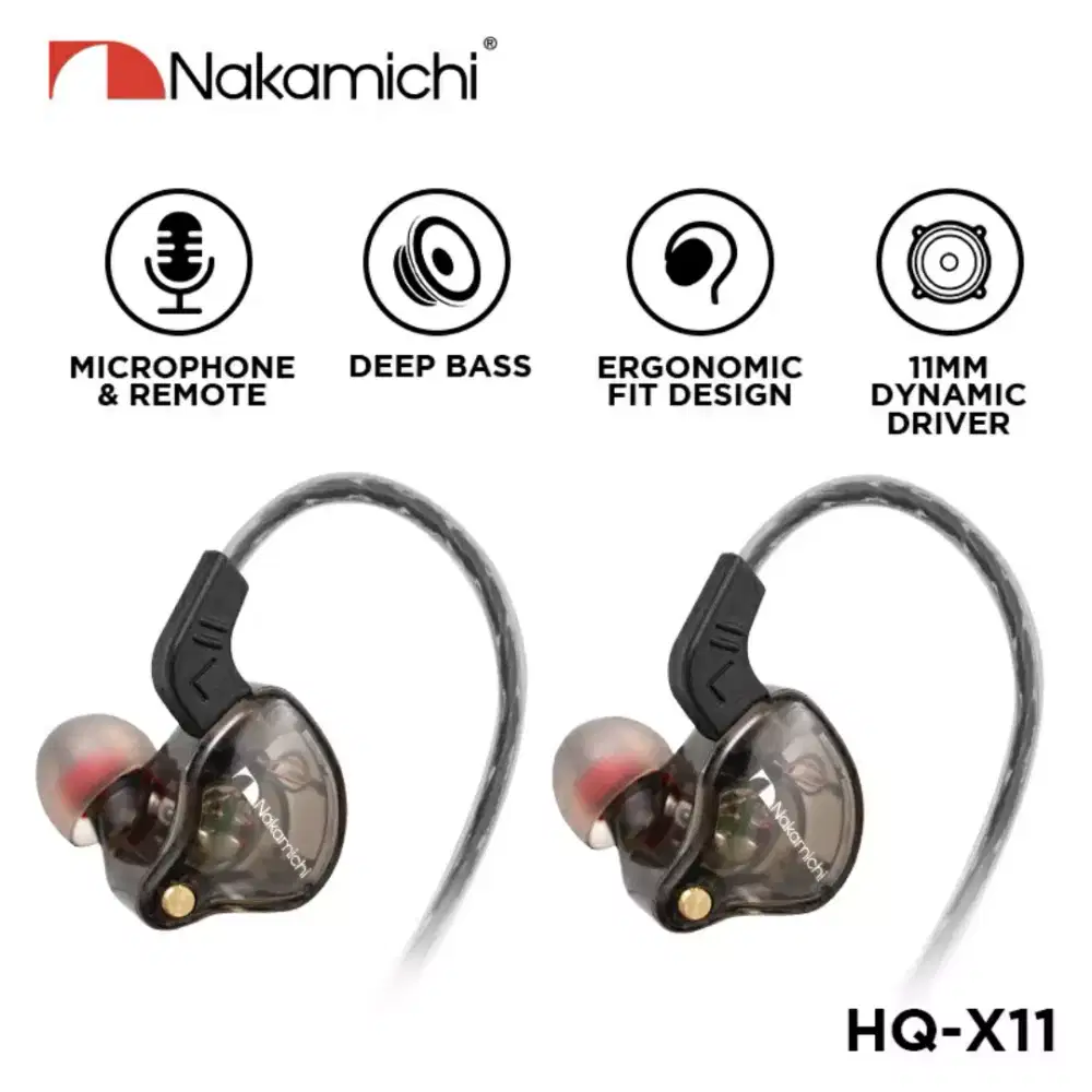 Headset Earphone Nakamichi Suaranya wow
