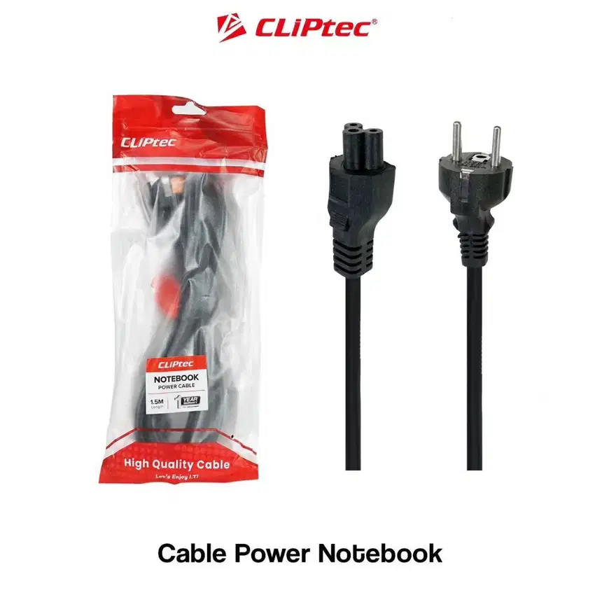 Kabel Power Notebook Original Cliptec 1,5 meter