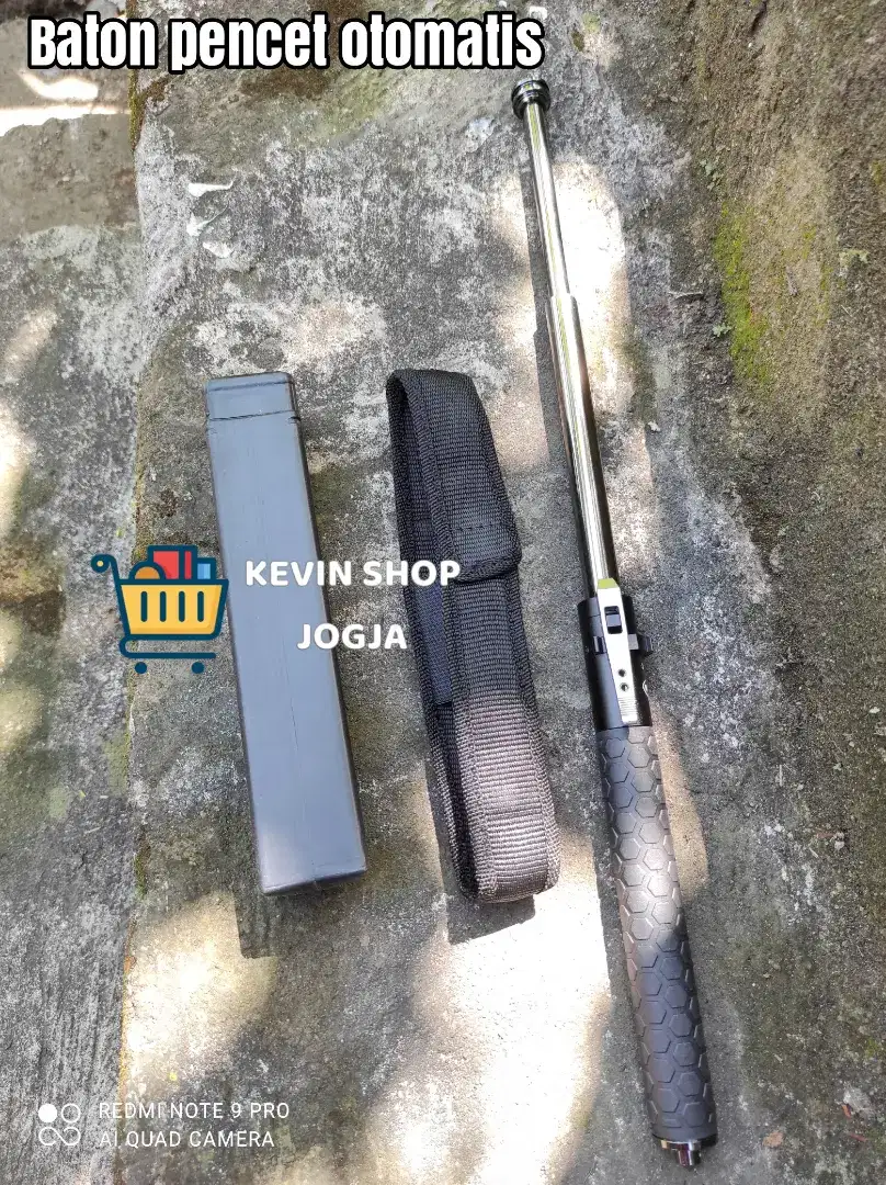 Baton STICK Tombol/ Pencet otomatis panjang 53cm