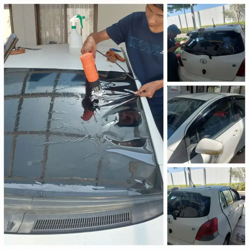 panggilan ganti dan pasang kaca film mobil