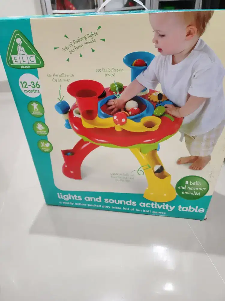 Mainan Bola ELC - Light and Sound Activity Table