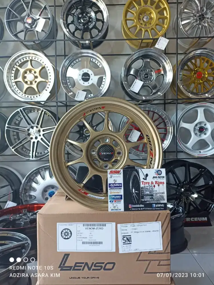 Velg venom zero r15 4x100 lbr7 et38