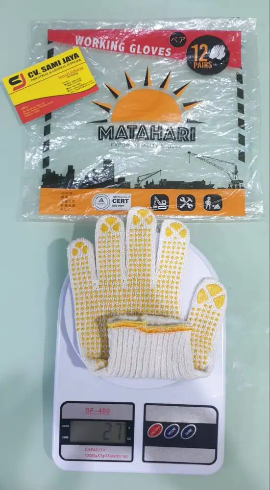 Sarung Tangan Dotting (MATAHARI)