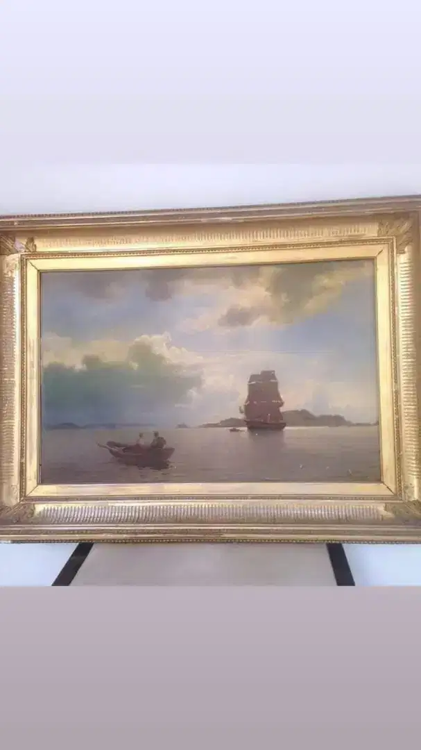 Lukisan Eropa perahu