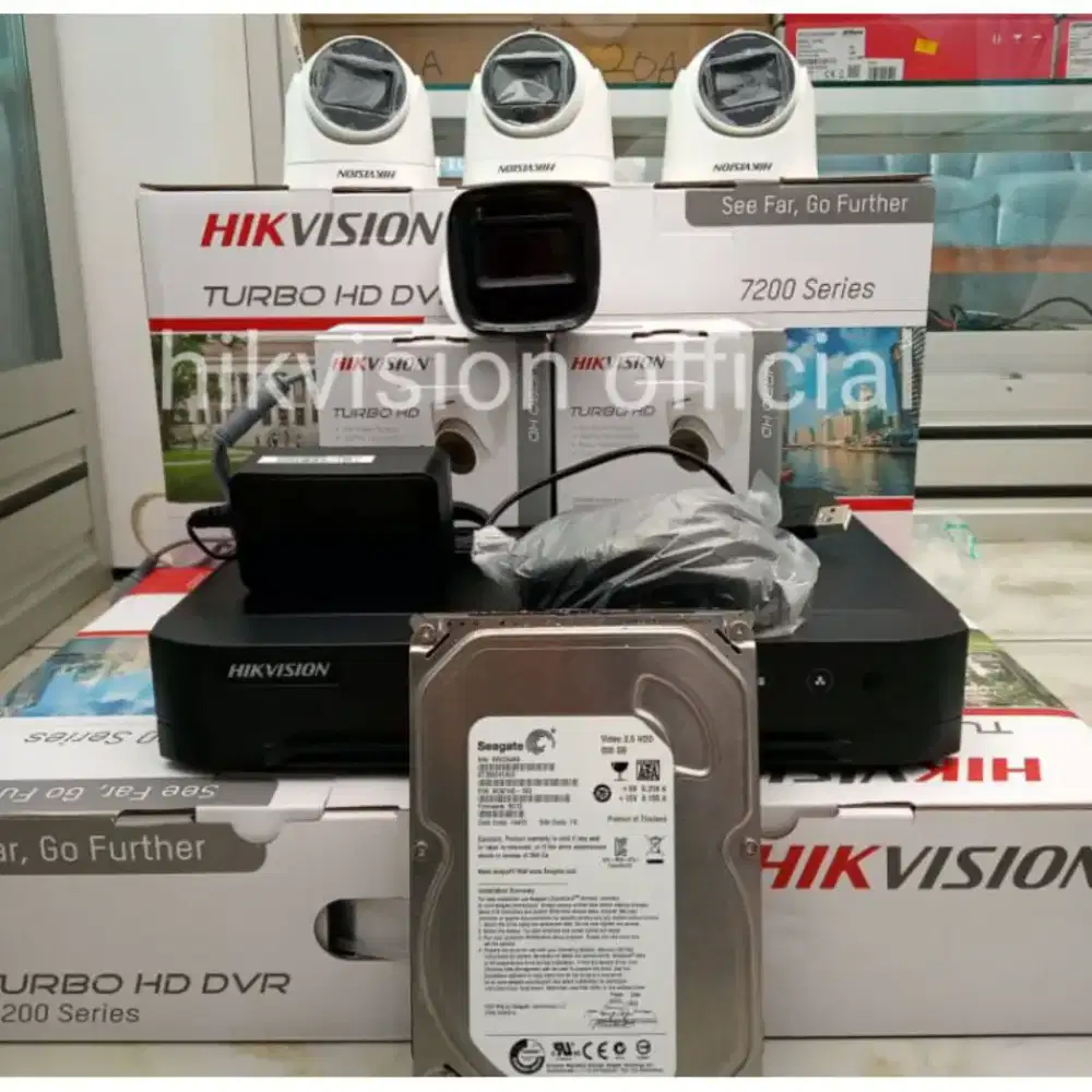 Galeri pasang paket kamera CCTV Hillok Hikvision free instalasi