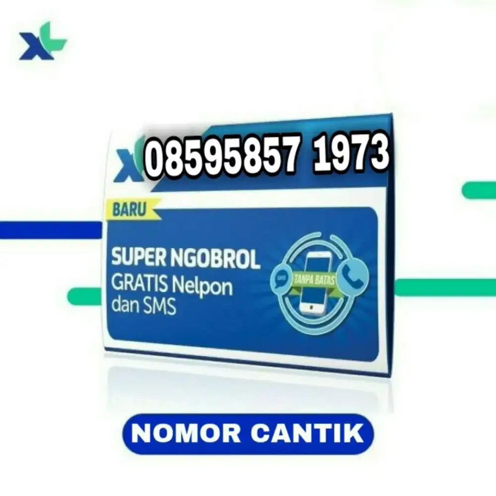 Nomor Cantik XL 595857 / Kartu Perdana / Nomer Cantik Tahun Lahir