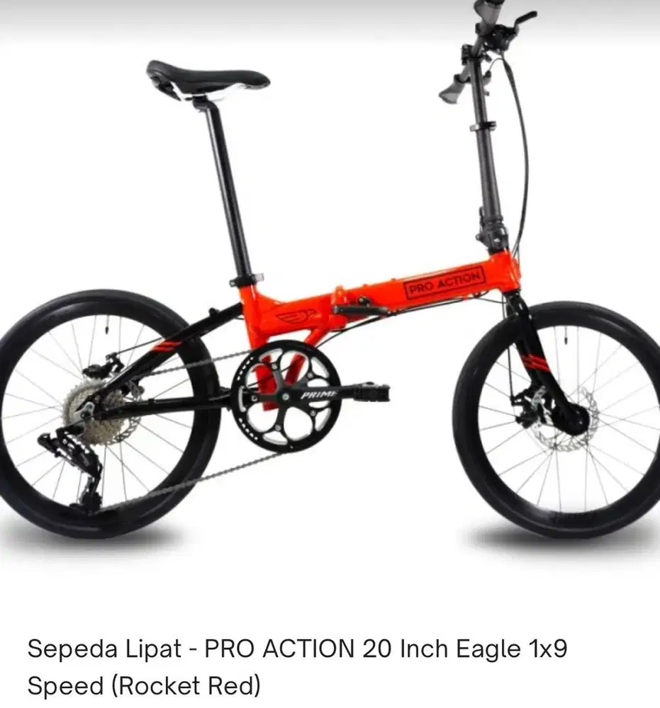 Pro action folding deals bike