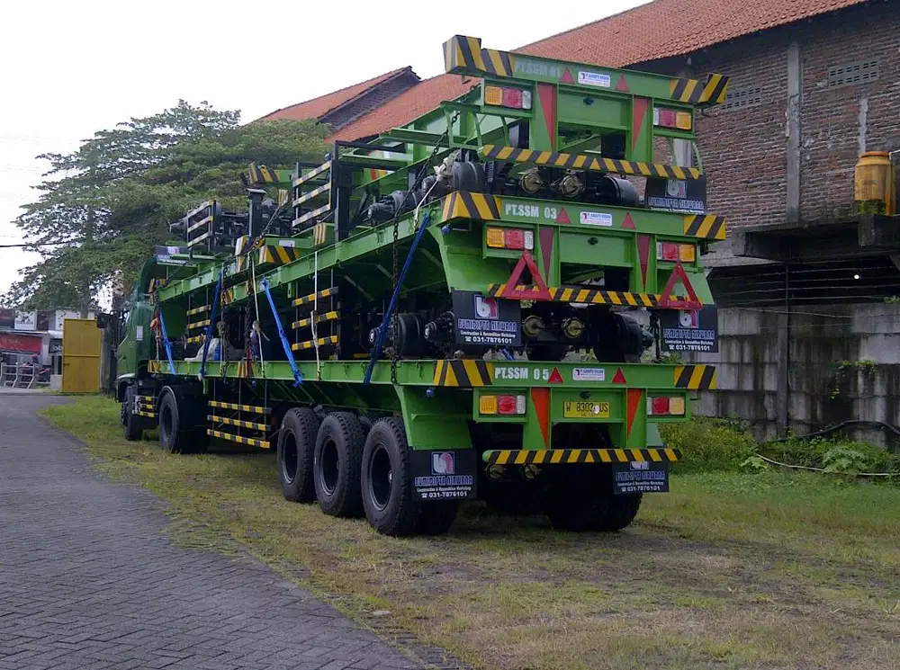 KAROSERI -  EKOR TRAILER 20 / 40 / 45 FEET RANGKA / LANTAI
