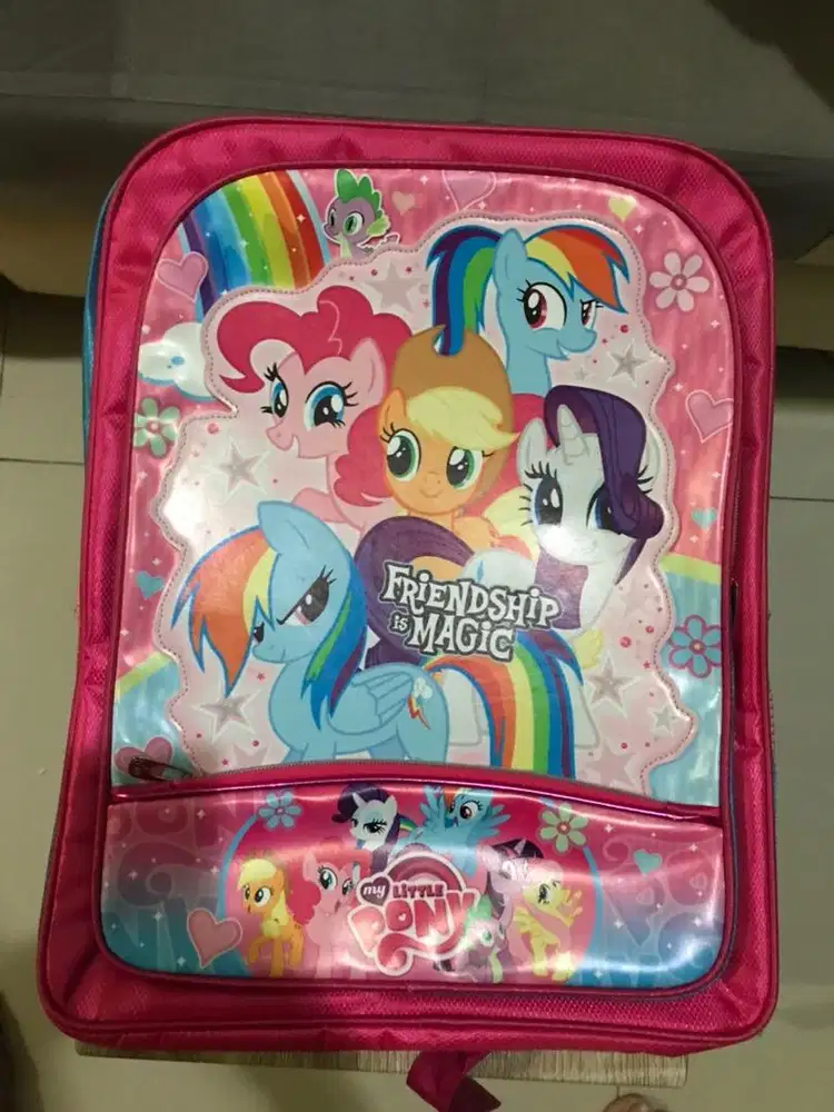 Tas Sekolah warna Pink My little Pony