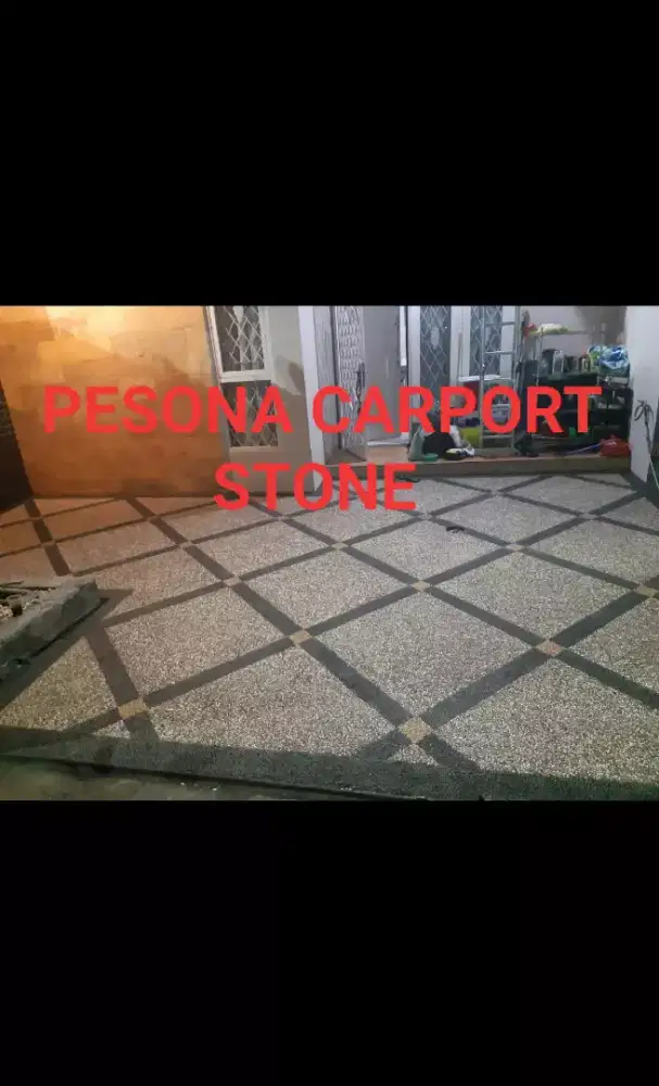 Batu sikat garasi rumah dan halaman