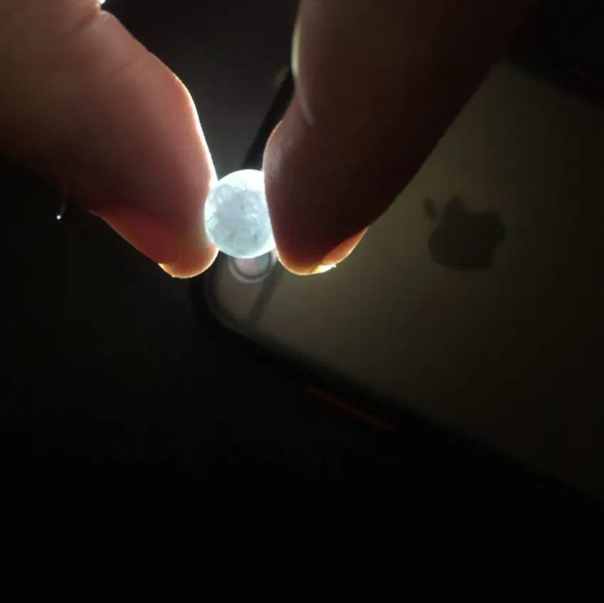 Kondisi Bagus Batu Cincin Blue Safir Saphire (berserat)