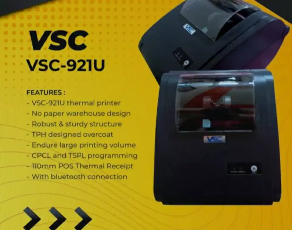 BARCODE PRINTER ALAMAT / LABEL VSC LP-9210U SIZE 4 / 110MM - USB