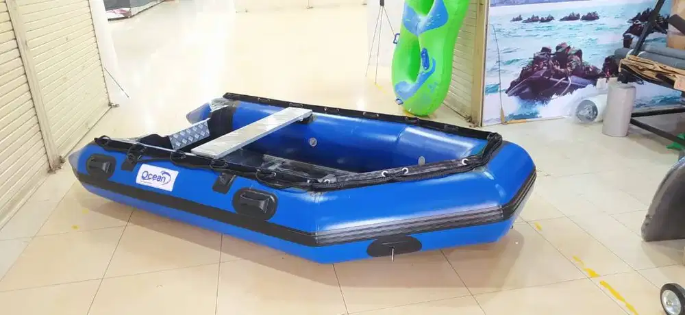 Perahu Karet Rescue Banjir OCEAN 290 Kapasitas 3-4 Org Welding System