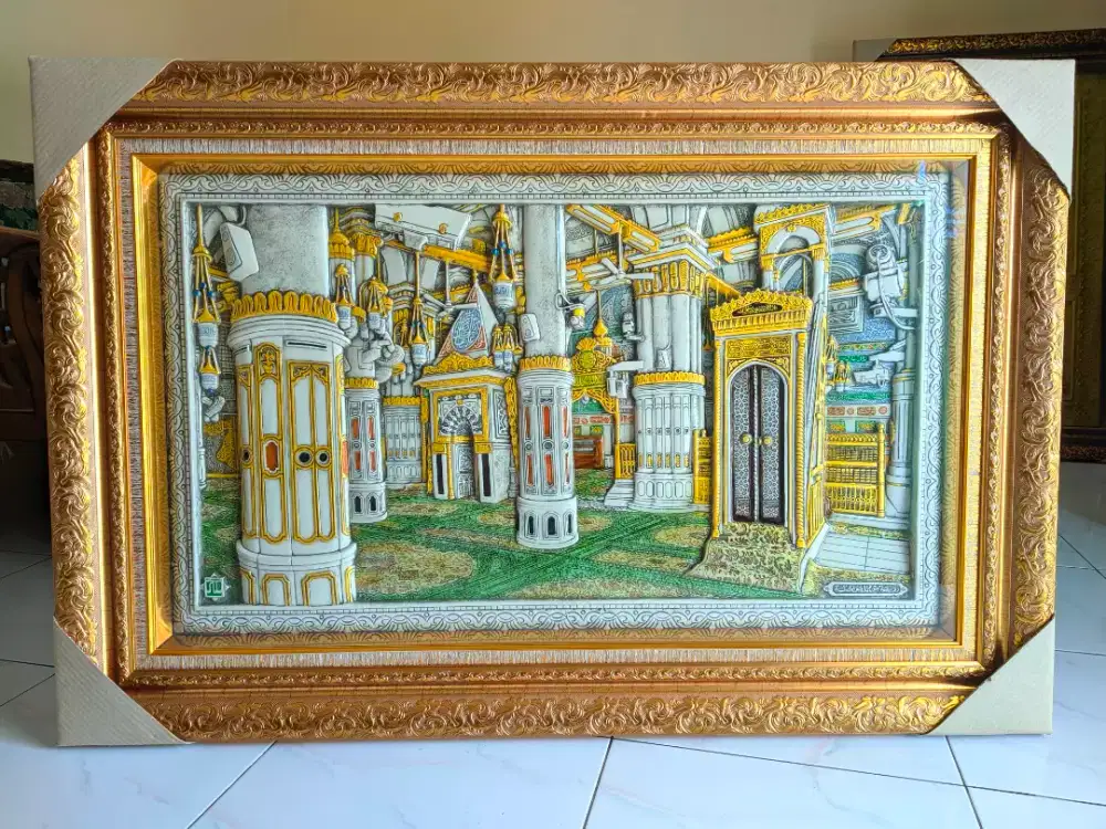 Taman surga Roudho kaligrafi fiberglass