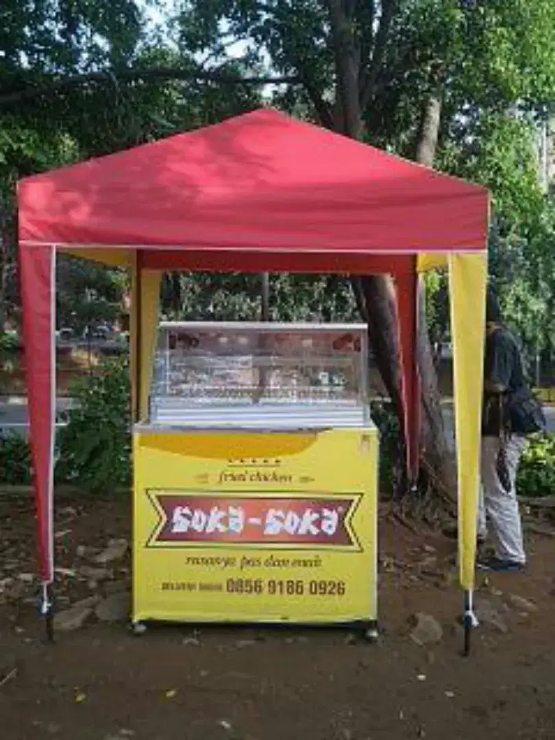 Tenda lipat dn tenda bongkar pasang siap antar