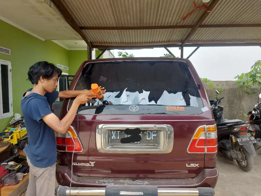 panggilan ganti dan pasang kaca film mobil