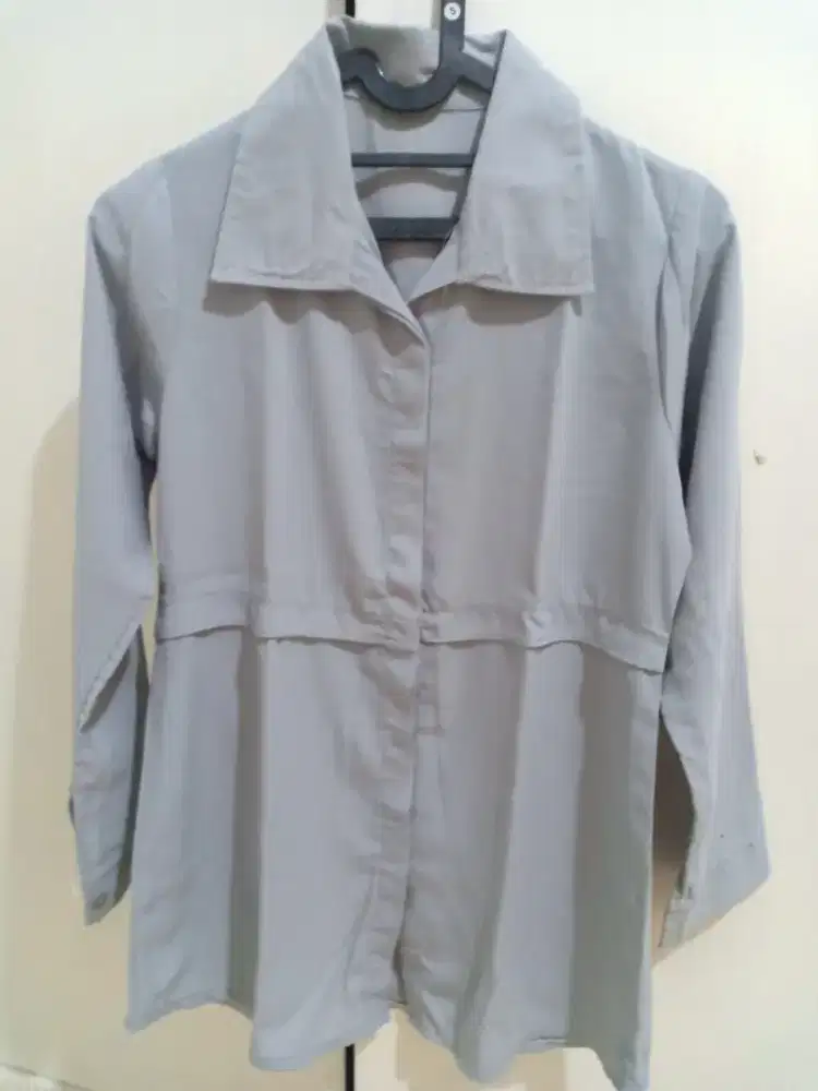 Atasan polos warna abu2 size s