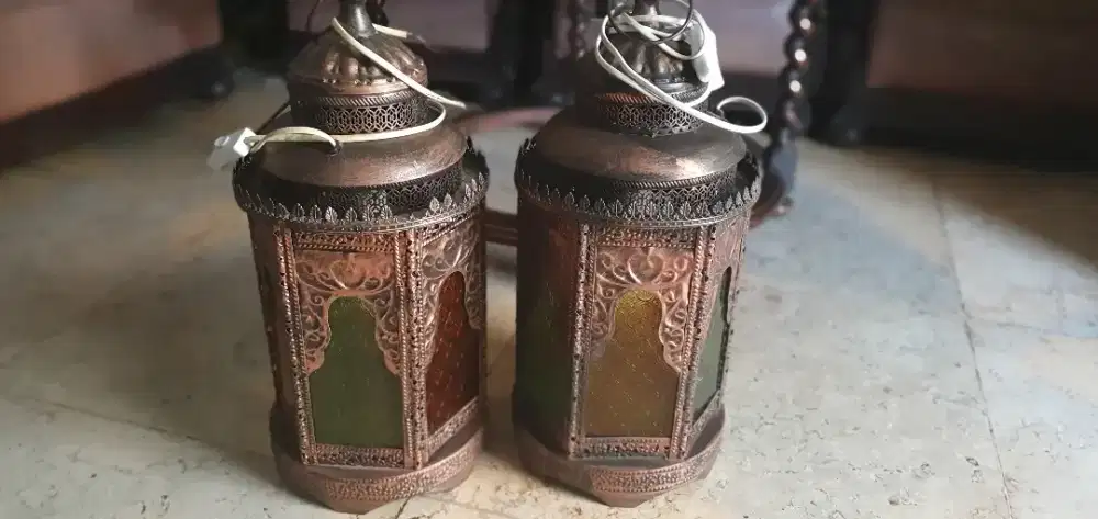 Harga Sepasang Lampu Hias Timur Tengah Arabian Turki