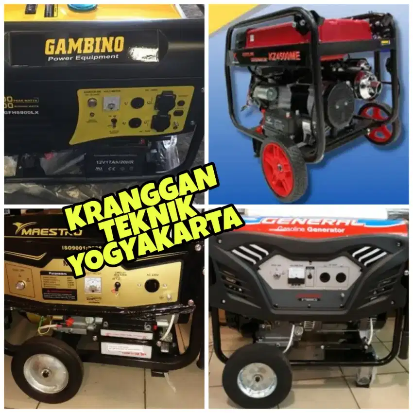 (KRANGGAN TEKNIK)genset daya 8000 watt genset 4 tak output 8.000 watt