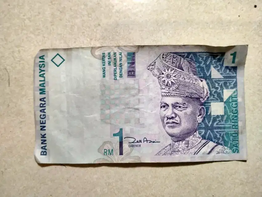 Koleksi Uang Asing Jadul 1 Ringgit Malaysia