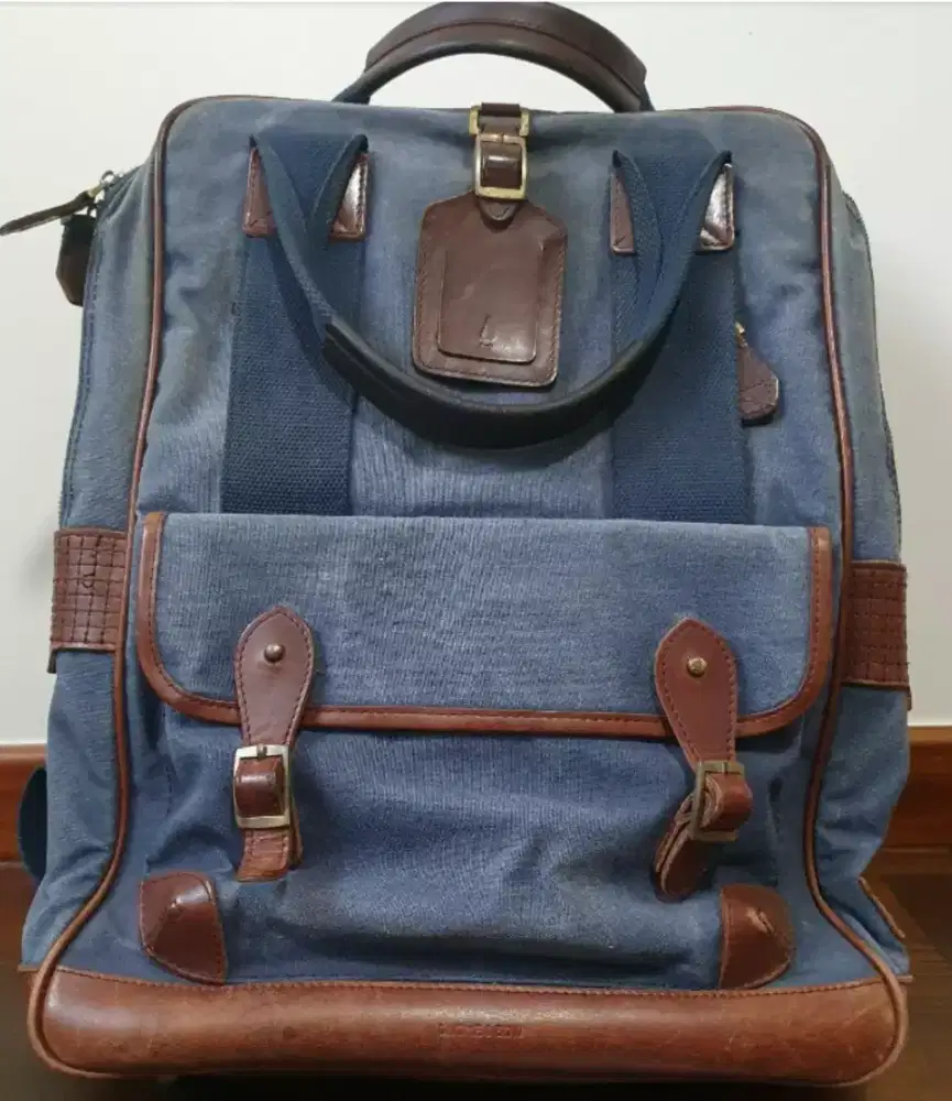 Tas Ransel GNOME & BOW CYPRESS Canvas mix Leather Original 100%