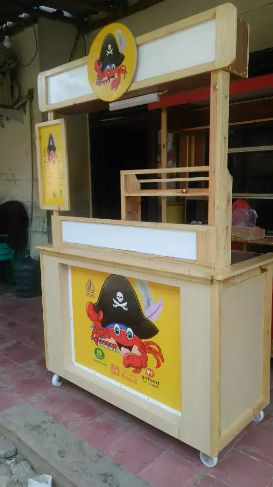 Jual booth kuliner custome