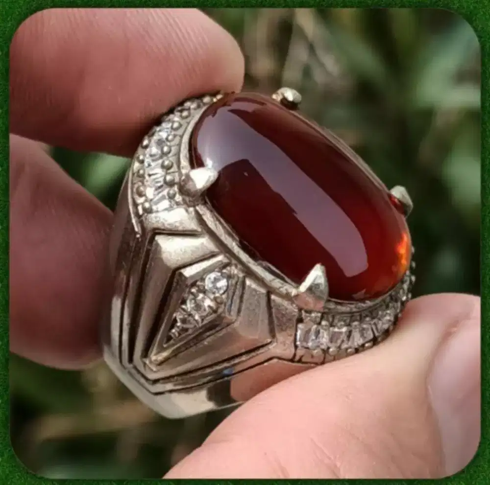 Natural Sard Chalcedony
Batu Yaman Origin Yamen