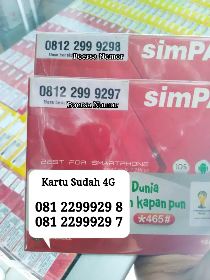 Simpati 11 Digit Rapi 999x - Limited Edition Dan Sdh Pasti Sakti Combo