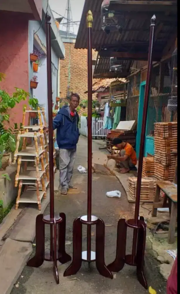 Ready. TIANG BENDERA PATAKA KAKI 3