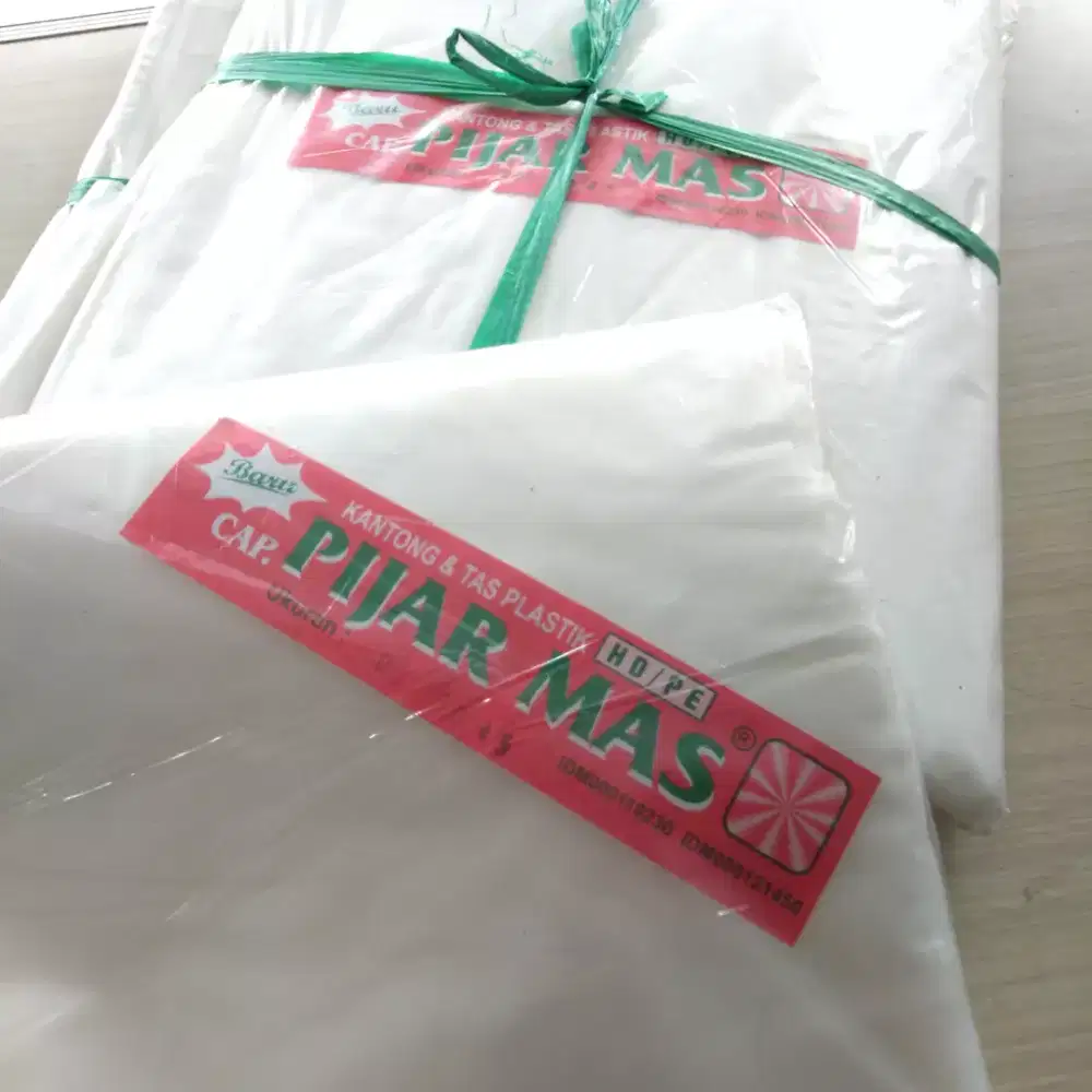 Plastik lembaran alas penutup makanan HD/PE PijarMas 03x30x45 foograde